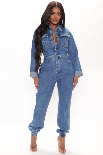 Denim Jumpsuits ☀ Rompers For Women ...